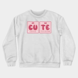 Cute periodic table Crewneck Sweatshirt